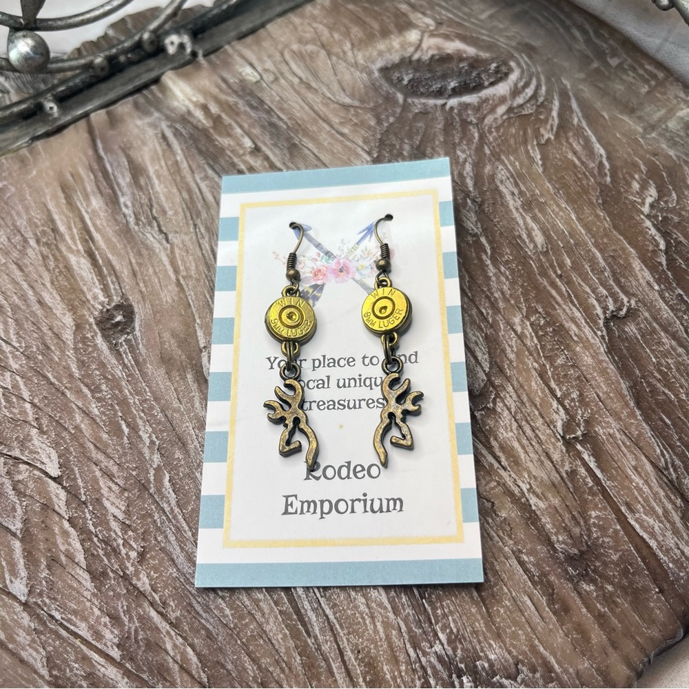 Bullet Dangly Cowgirl Collection Earrings